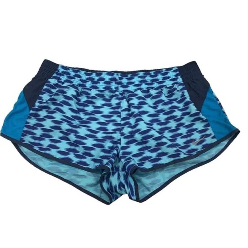 Nike Dri Fit Athletic Running Shorts‎ Blue Women’s Size Large
